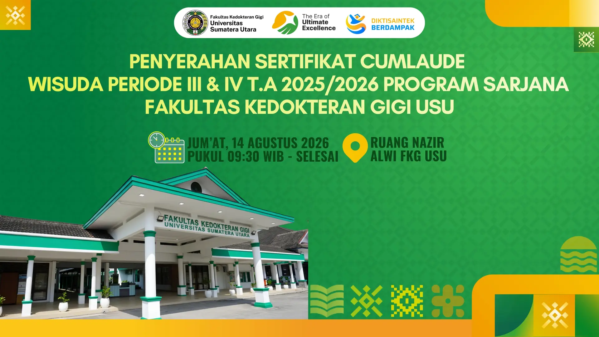 Penyerahan Sertifikat Cumlaude